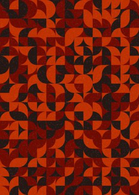 Soyut Geometrik Desen üretken hesaplama sanatı çizimi