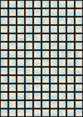 Soyut Geometrik Desen üretken hesaplama sanatı çizimi