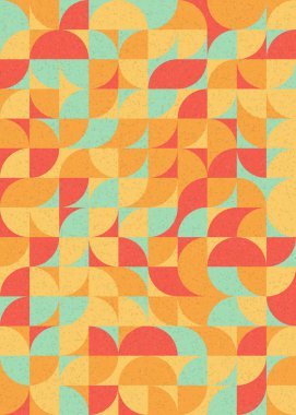 soyut geometrik model vektör çizimi