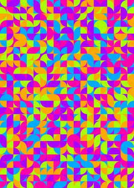 soyut geometrik model vektör çizimi