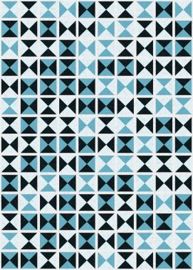 Soyut Geometrik Desen üretken hesaplama sanatı çizimi