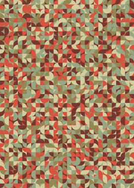 Soyut Geometrik Desen üretken hesaplama sanatı çizimi