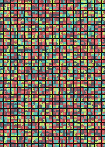 Resumen Del Patrón Geométrico Ilustración Arte Computacional Generativo — Archivo Imágenes Vectoriales