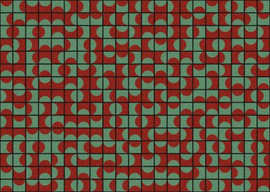 soyut geometrik model vektör çizimi