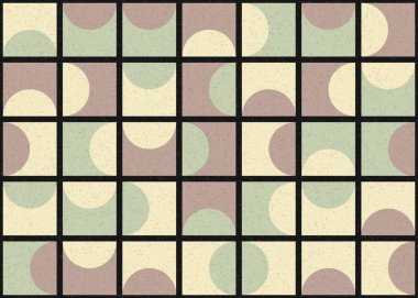 soyut geometrik model vektör çizimi