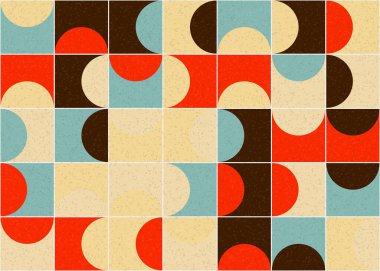 soyut geometrik model vektör çizimi