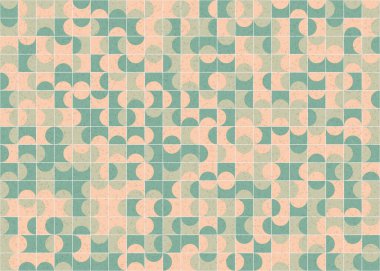 soyut geometrik model vektör çizimi