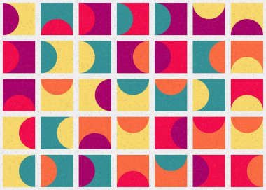 soyut geometrik model vektör çizimi