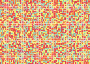 soyut geometrik model vektör çizimi