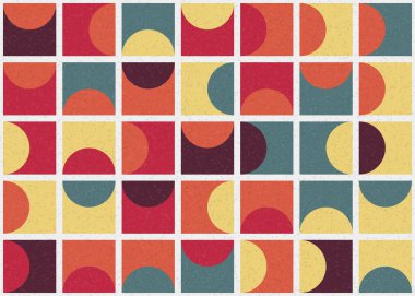 soyut geometrik model vektör çizimi