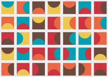 soyut geometrik model vektör çizimi