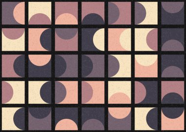 soyut geometrik model vektör çizimi