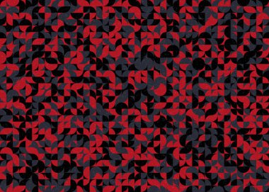 soyut geometrik model vektör çizimi