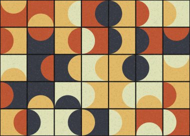 soyut geometrik model vektör çizimi