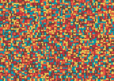 soyut geometrik model vektör çizimi