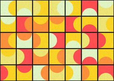 soyut geometrik model vektör çizimi