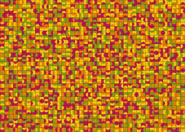 soyut geometrik model vektör çizimi