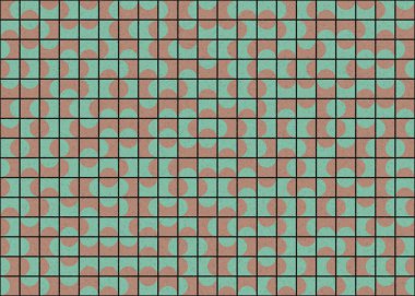 soyut geometrik model vektör çizimi