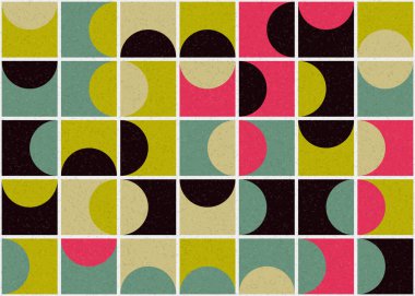 soyut geometrik model vektör çizimi