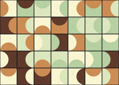 soyut geometrik model vektör çizimi