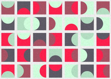 soyut geometrik model vektör çizimi