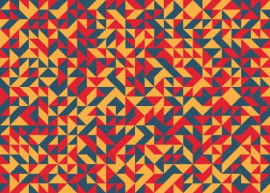 Soyut Geometrik Desen üretken hesaplama sanatı çizimi