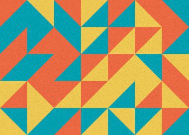 soyut geometrik model vektör çizimi