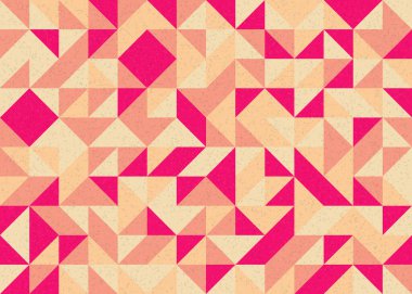 Soyut Geometrik Desen üretken hesaplama sanatı çizimi