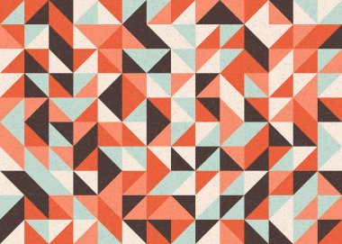 Soyut Geometrik Desen üretken hesaplama sanatı çizimi