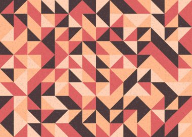 Soyut Geometrik Desen üretken hesaplama sanatı çizimi