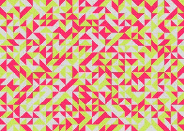 Soyut Geometrik Desen üretken hesaplama sanatı çizimi