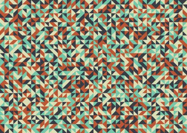 Soyut Geometrik Desen üretken hesaplama sanatı çizimi