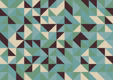 Soyut Geometrik Desen üretken hesaplama sanatı çizimi