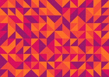 Soyut Geometrik Desen üretken hesaplama sanatı çizimi