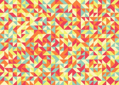 Soyut Geometrik Desen üretken hesaplama sanatı çizimi