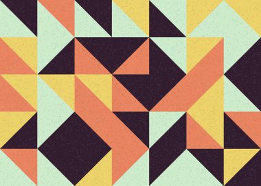 Soyut Geometrik Desen üretken hesaplama sanatı çizimi