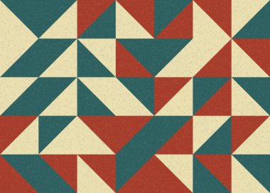 Soyut Geometrik Desen üretken hesaplama sanatı çizimi