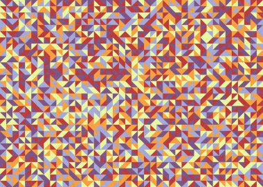 Soyut Geometrik Desen üretken hesaplama sanatı çizimi