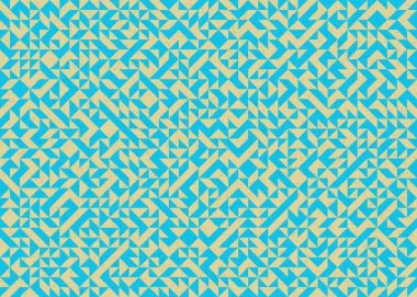 Soyut Geometrik Desen üretken hesaplama sanatı çizimi