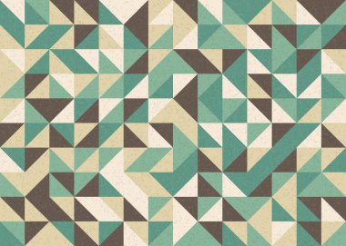 Soyut Geometrik Desen üretken hesaplama sanatı çizimi