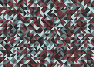 Soyut Geometrik Desen üretken hesaplama sanatı çizimi