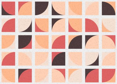 soyut geometrik model vektör çizimi