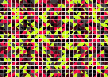 soyut geometrik model vektör çizimi