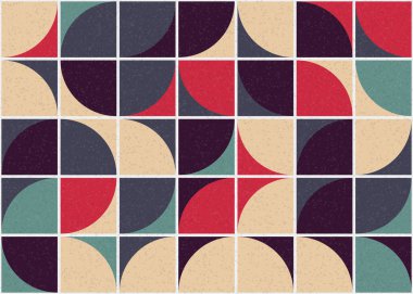 Soyut Geometrik Desen üretken hesaplama sanatı çizimi