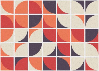 Soyut Geometrik Desen üretken hesaplama sanatı çizimi