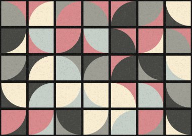 soyut geometrik model vektör çizimi