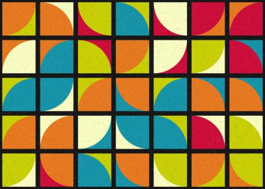 soyut geometrik model vektör çizimi