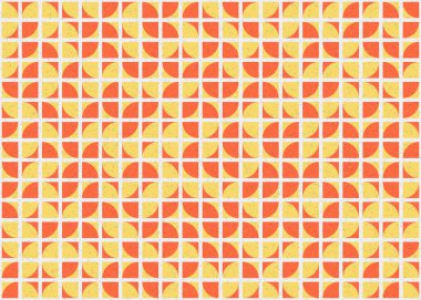 Soyut Geometrik Desen üretken hesaplama sanatı çizimi