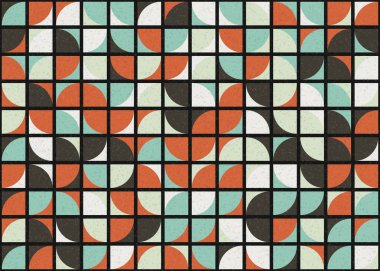 soyut geometrik model vektör çizimi