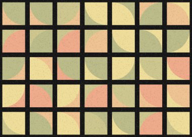 soyut geometrik model vektör çizimi